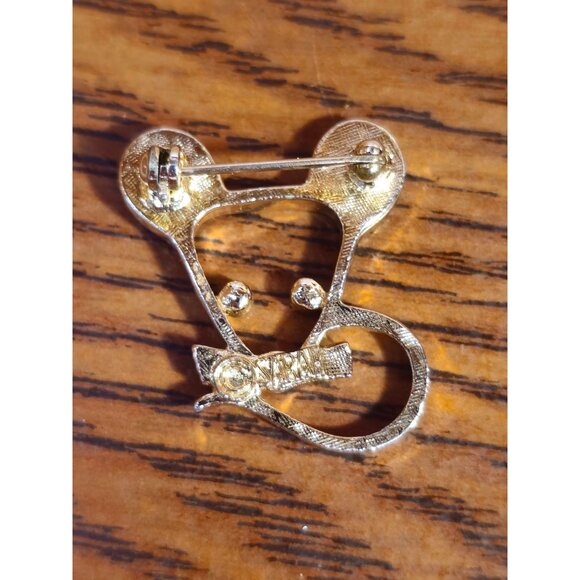 Vintage Sarah Coventry Gold-Tone Mouse Brooch Pin - Picture 7 of 7